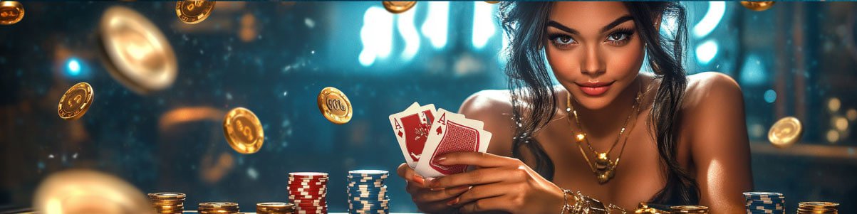 mpt95 Live Casino Baccarat table တွင် real dealer နှင့် ကစားနေသောပုံ